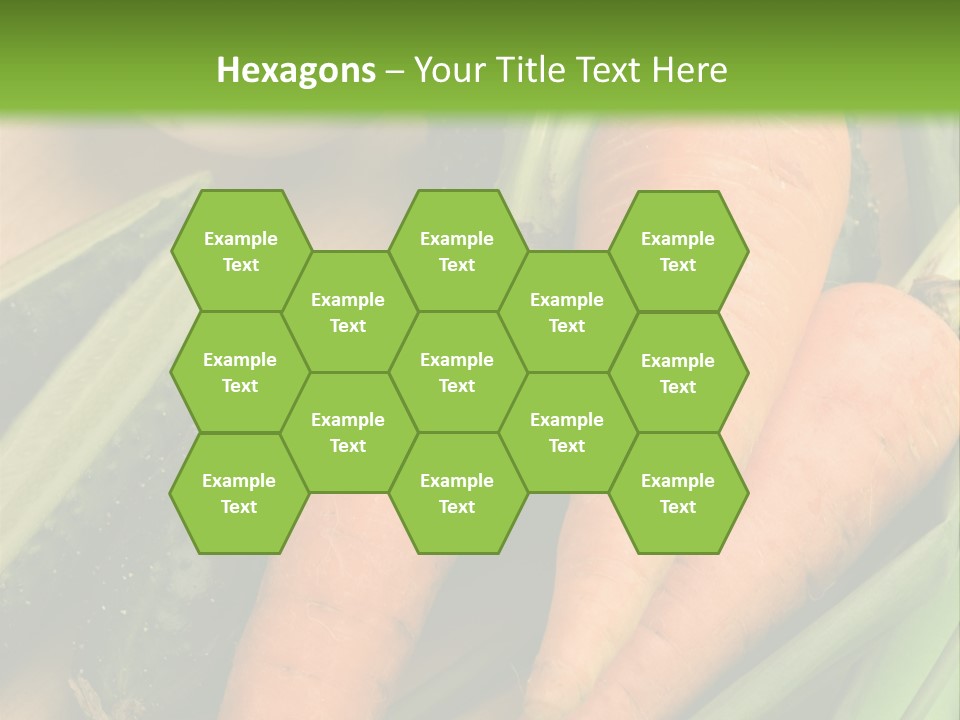 Onion Appetising Cucumber PowerPoint Template