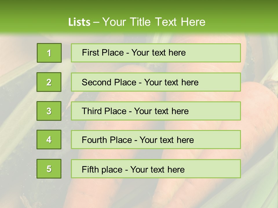 Onion Appetising Cucumber PowerPoint Template