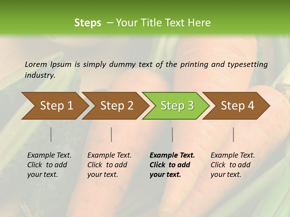 Onion Appetising Cucumber PowerPoint Template