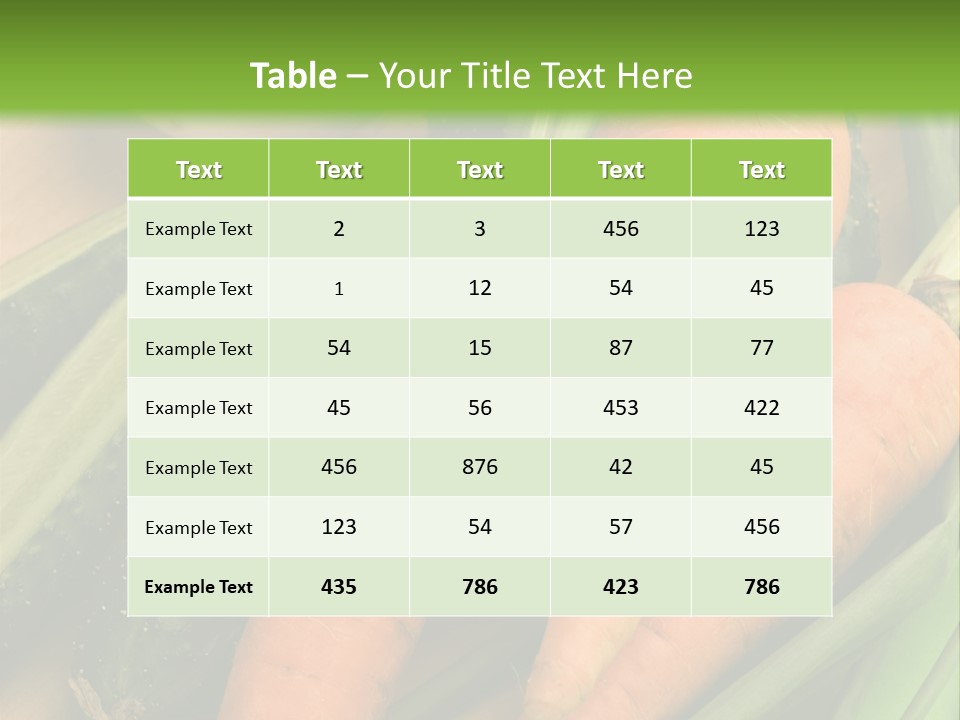 Onion Appetising Cucumber PowerPoint Template