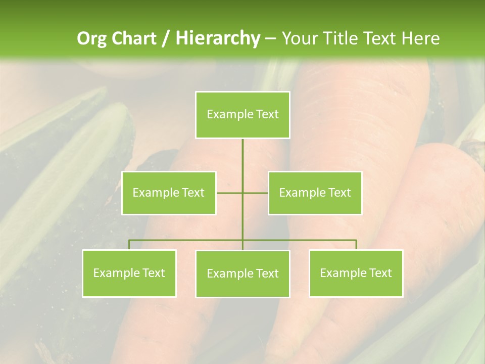 Onion Appetising Cucumber PowerPoint Template