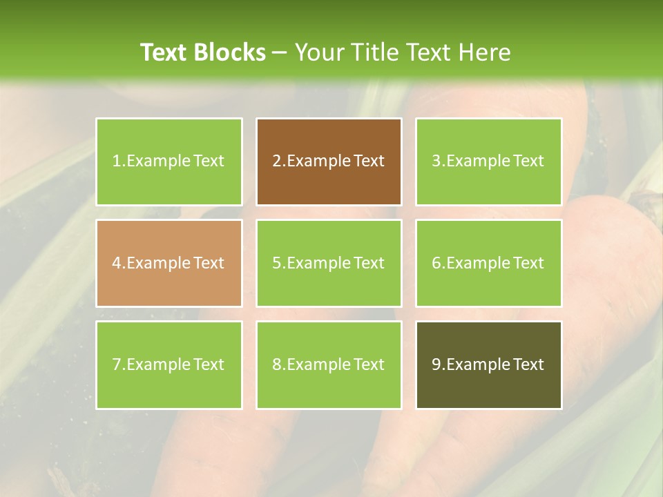 Onion Appetising Cucumber PowerPoint Template