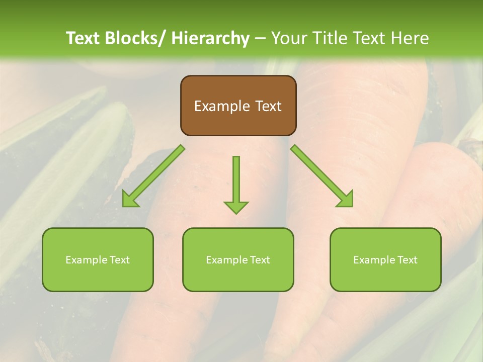 Onion Appetising Cucumber PowerPoint Template