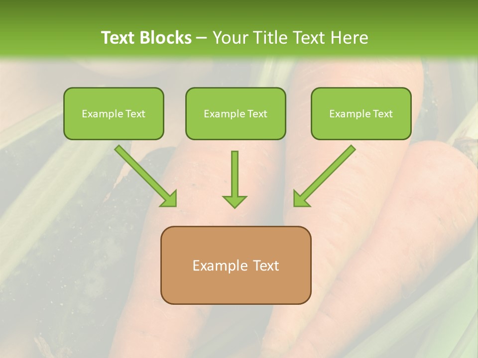 Onion Appetising Cucumber PowerPoint Template