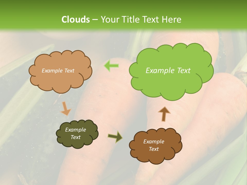 Onion Appetising Cucumber PowerPoint Template