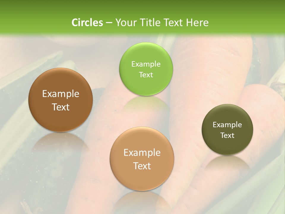 Onion Appetising Cucumber PowerPoint Template