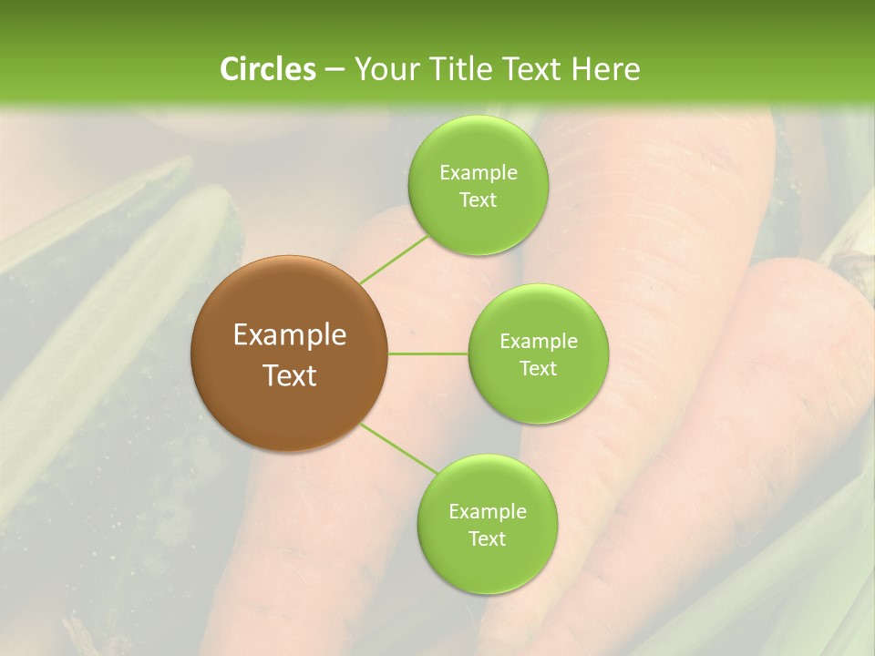Onion Appetising Cucumber PowerPoint Template