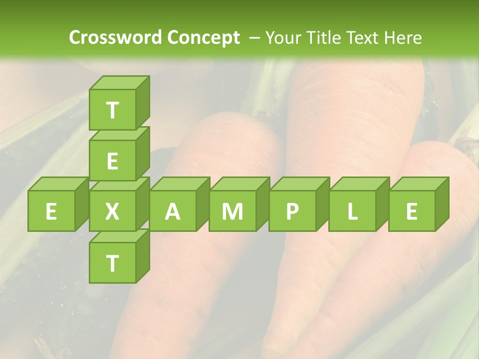 Onion Appetising Cucumber PowerPoint Template