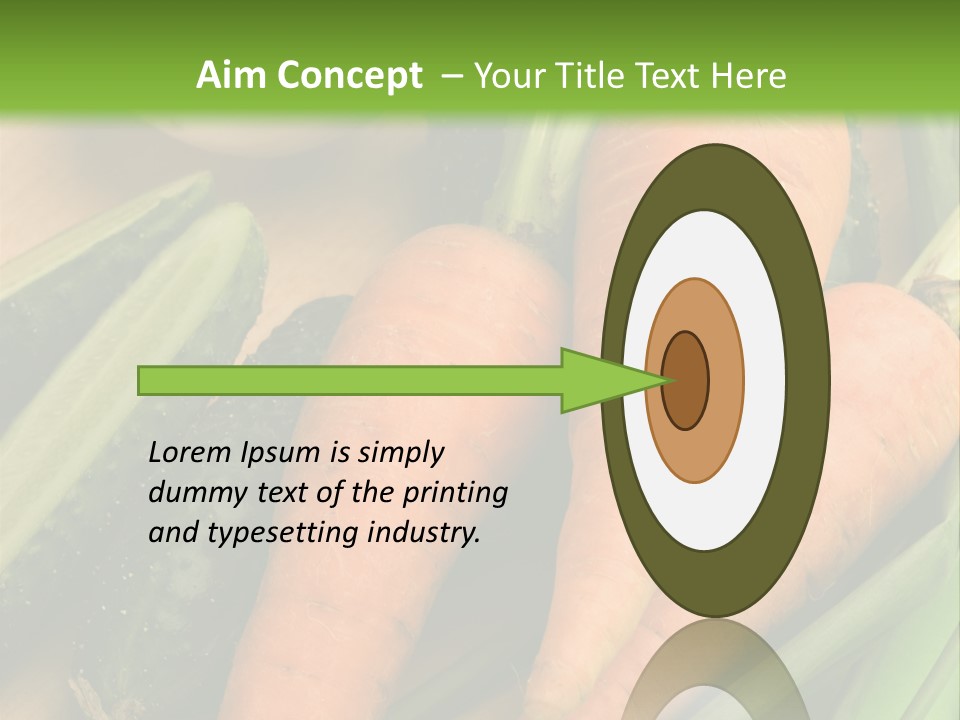 Onion Appetising Cucumber PowerPoint Template