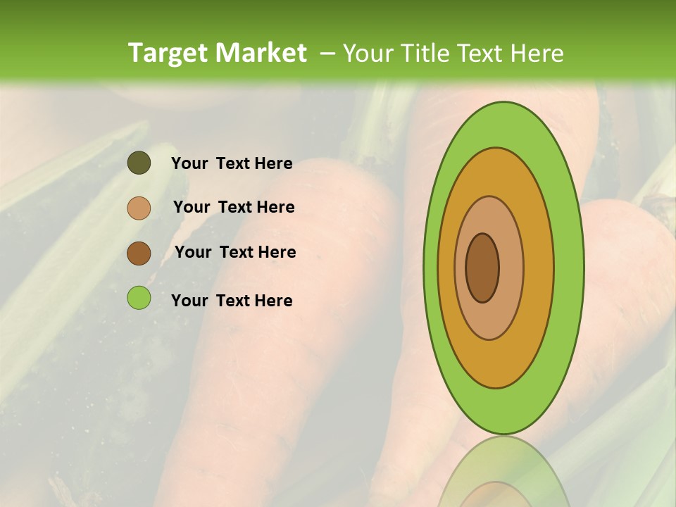Onion Appetising Cucumber PowerPoint Template