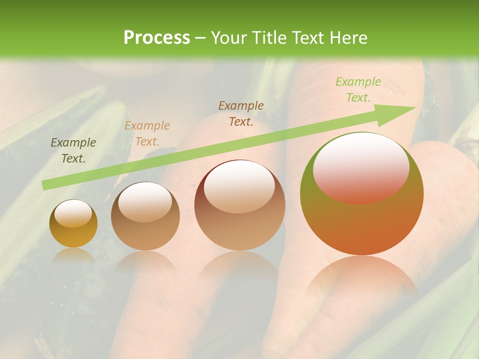 Onion Appetising Cucumber PowerPoint Template