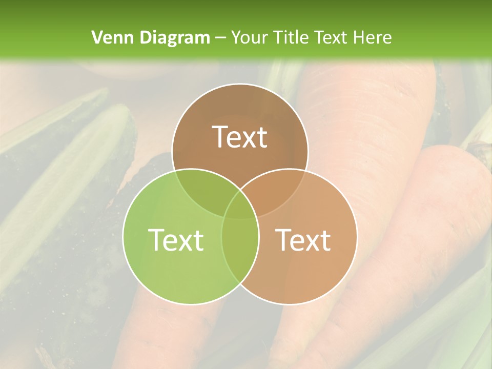 Onion Appetising Cucumber PowerPoint Template