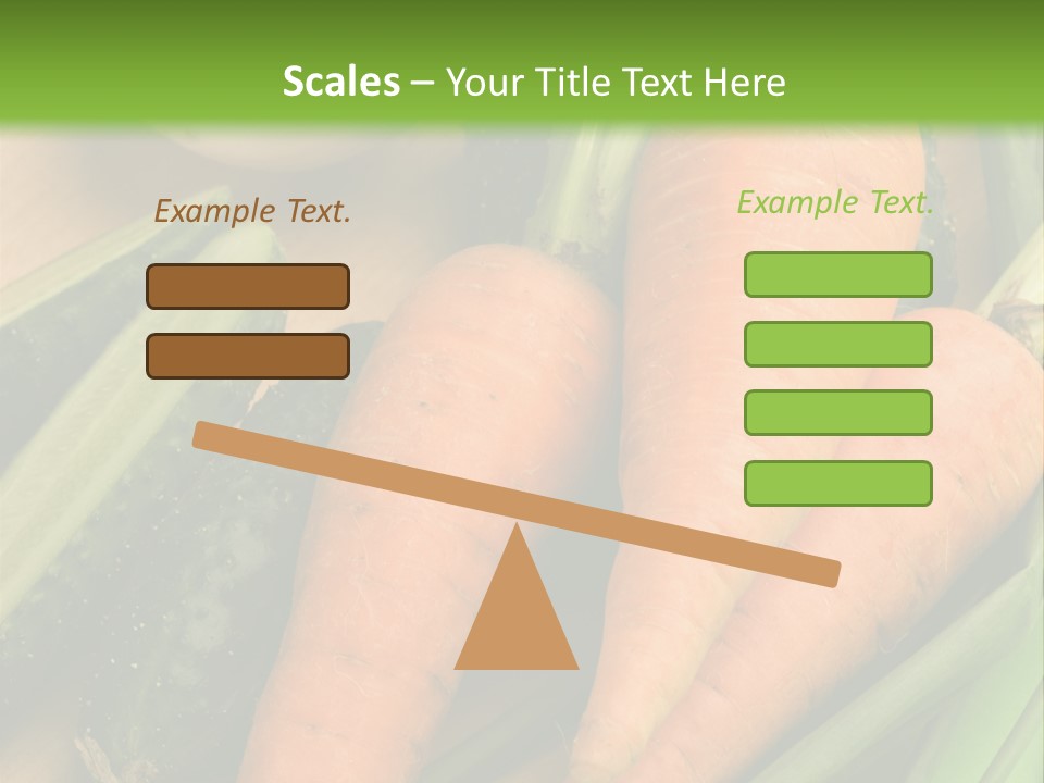 Onion Appetising Cucumber PowerPoint Template