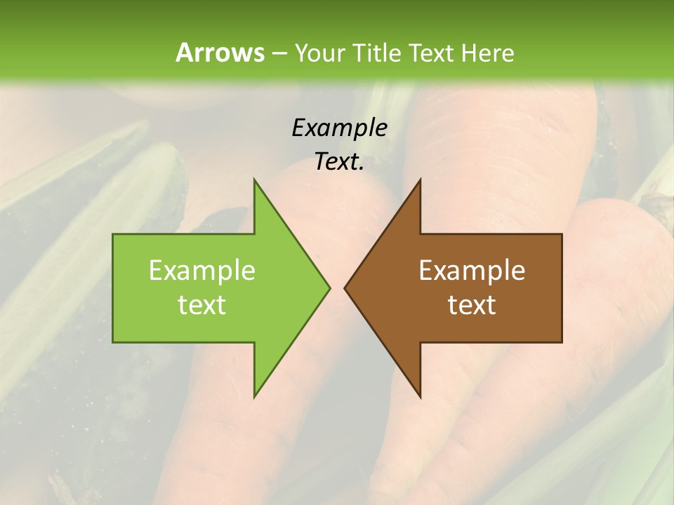 Onion Appetising Cucumber PowerPoint Template