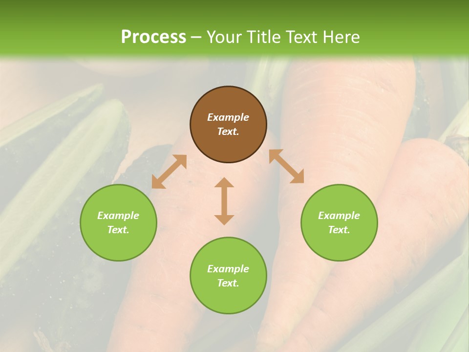 Onion Appetising Cucumber PowerPoint Template