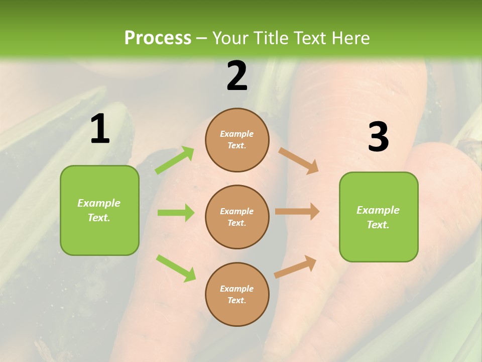 Onion Appetising Cucumber PowerPoint Template