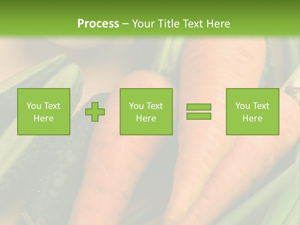 Onion Appetising Cucumber PowerPoint Template
