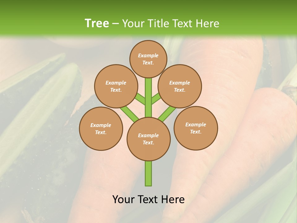 Onion Appetising Cucumber PowerPoint Template