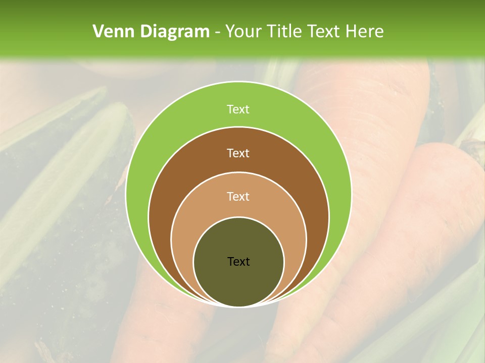 Onion Appetising Cucumber PowerPoint Template