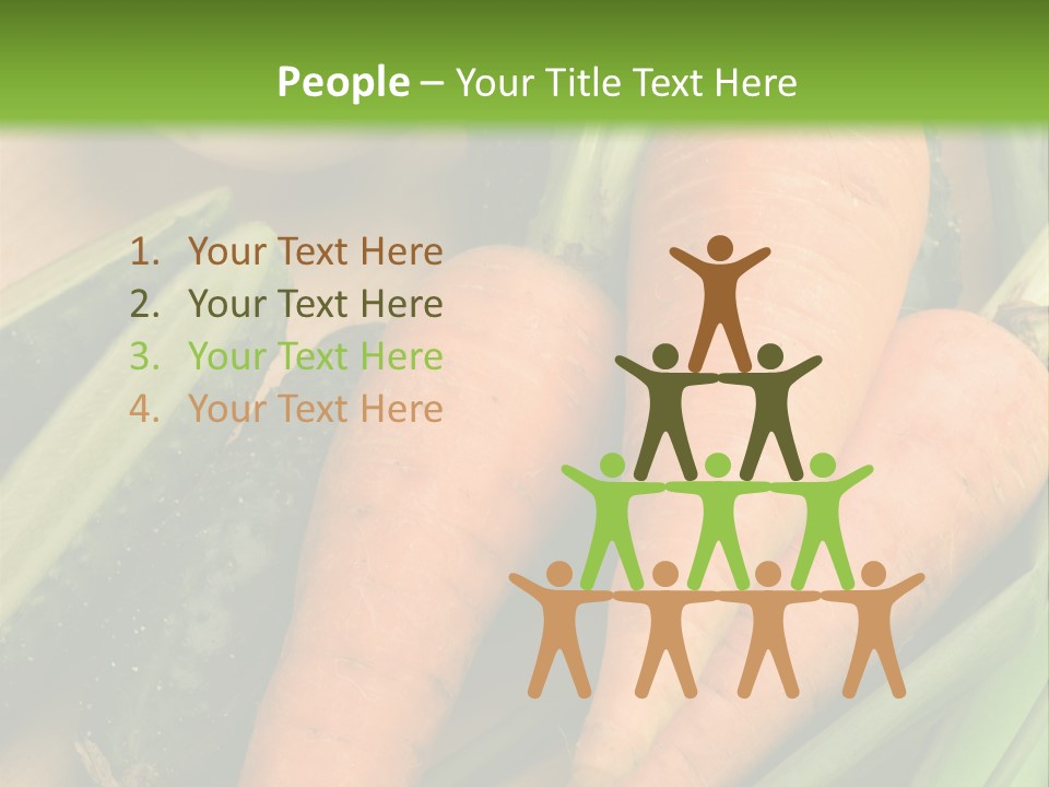 Onion Appetising Cucumber PowerPoint Template