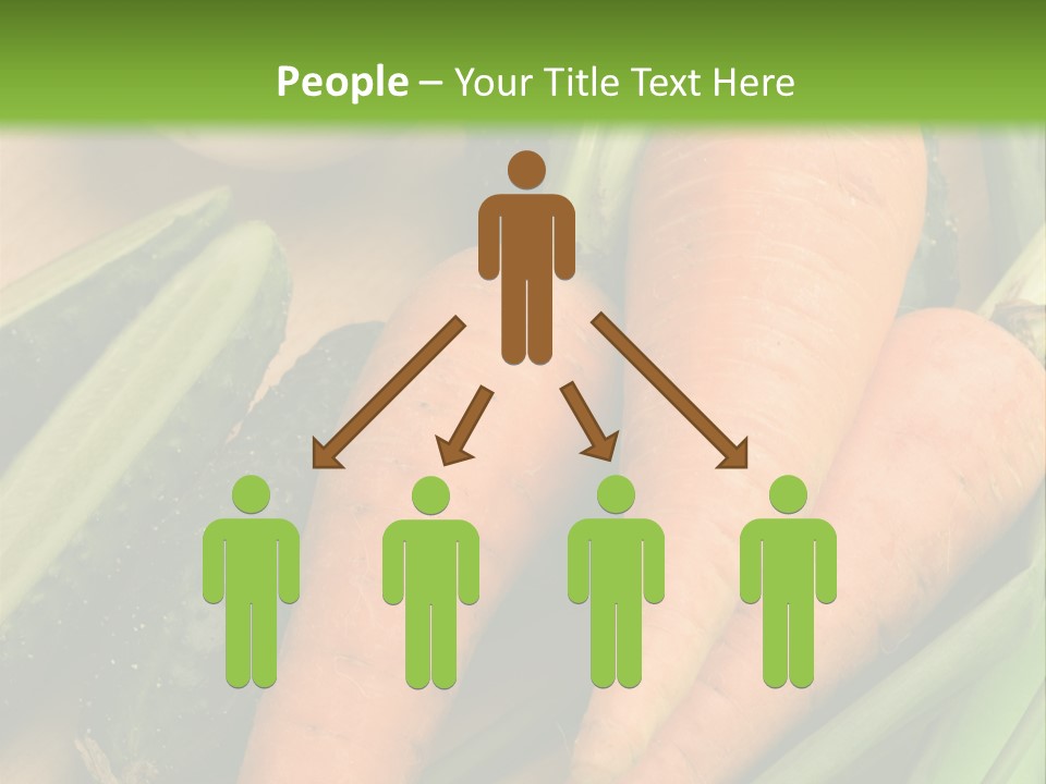 Onion Appetising Cucumber PowerPoint Template