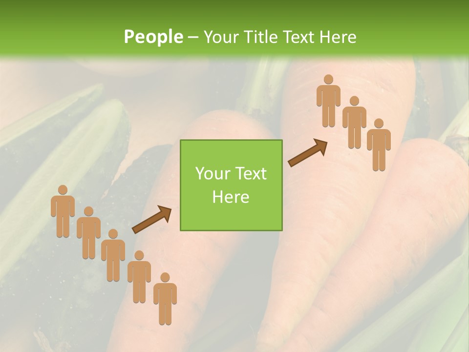 Onion Appetising Cucumber PowerPoint Template