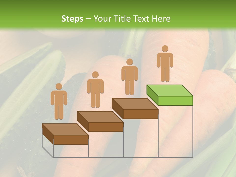 Onion Appetising Cucumber PowerPoint Template