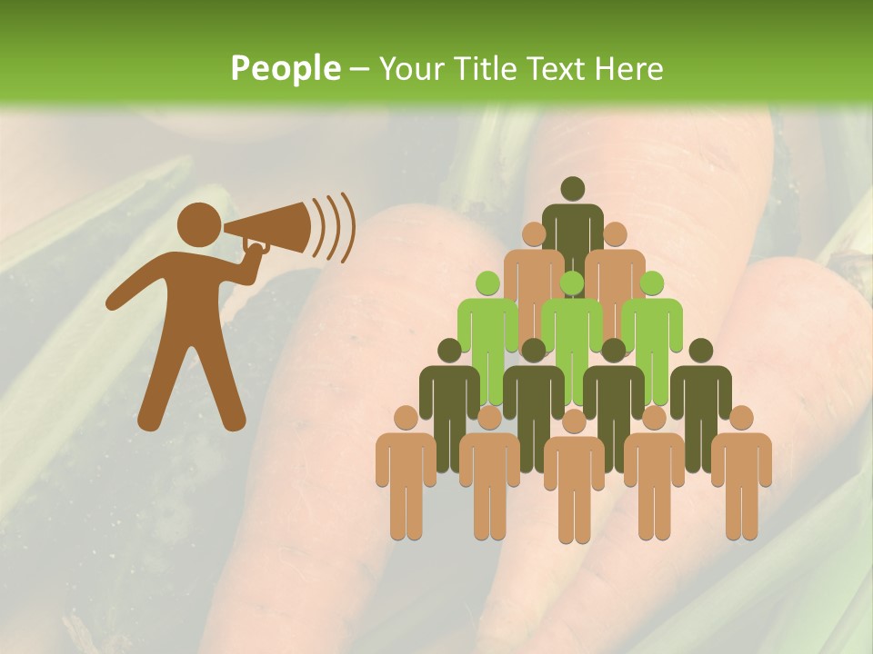 Onion Appetising Cucumber PowerPoint Template