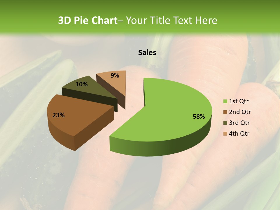 Onion Appetising Cucumber PowerPoint Template
