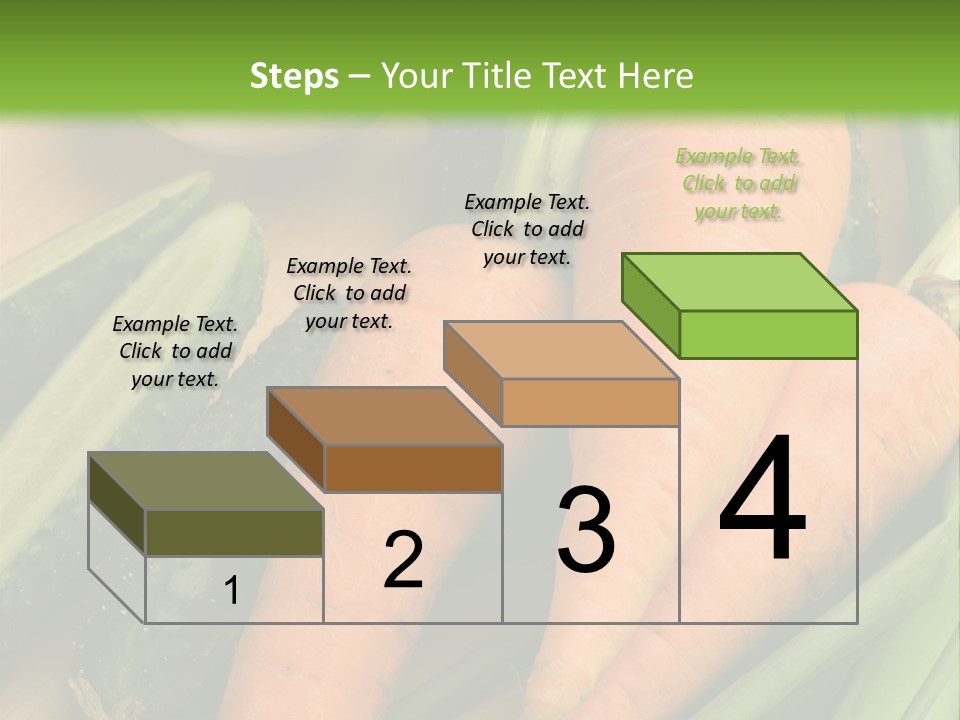 Onion Appetising Cucumber PowerPoint Template