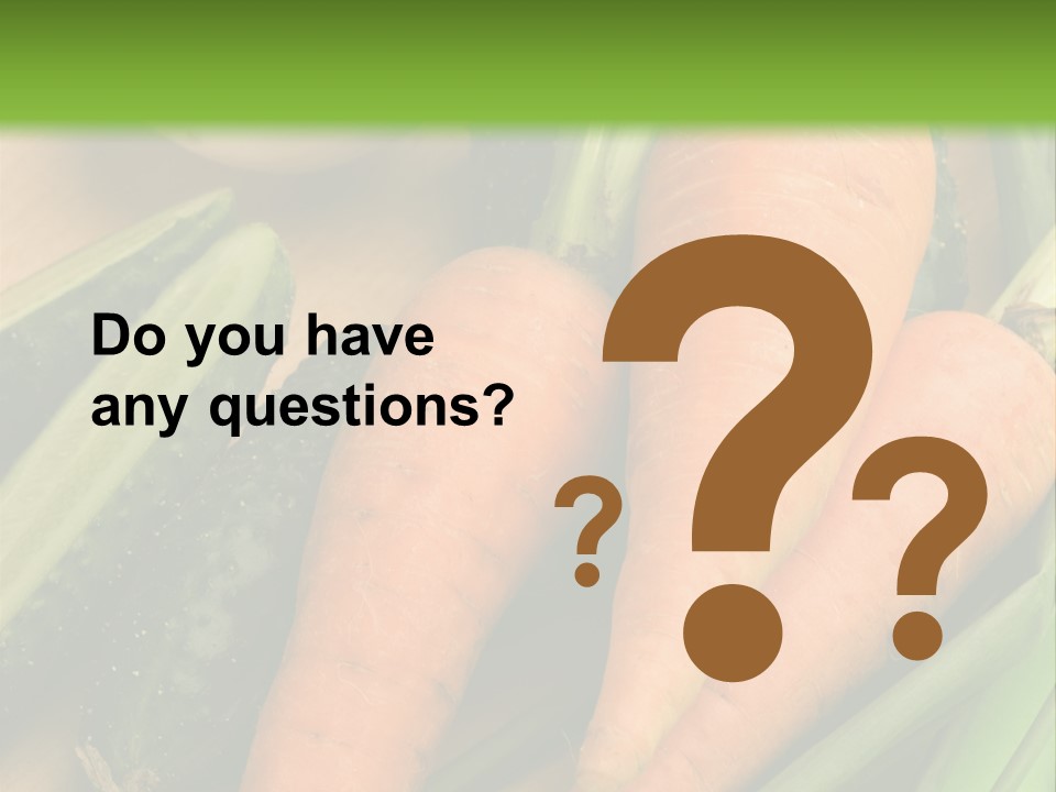 Onion Appetising Cucumber PowerPoint Template