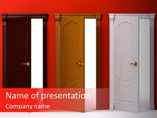 Different House Dark PowerPoint Template