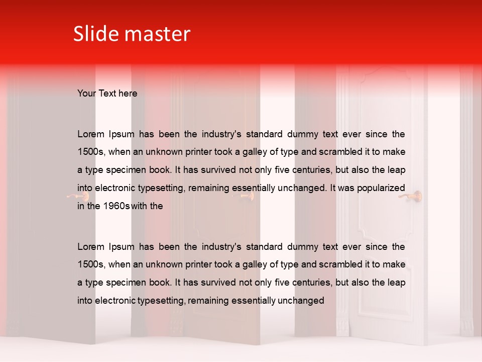 Different House Dark PowerPoint Template