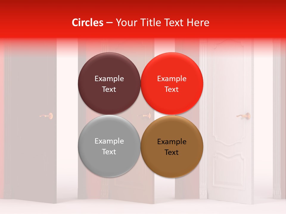 Different House Dark PowerPoint Template