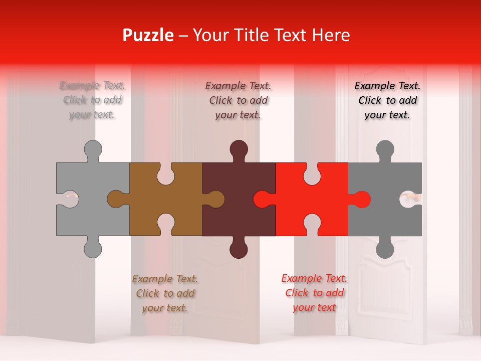 Different House Dark PowerPoint Template