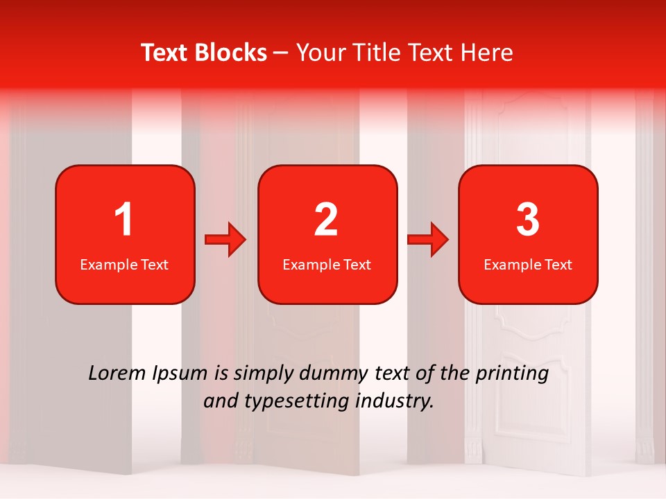 Different House Dark PowerPoint Template