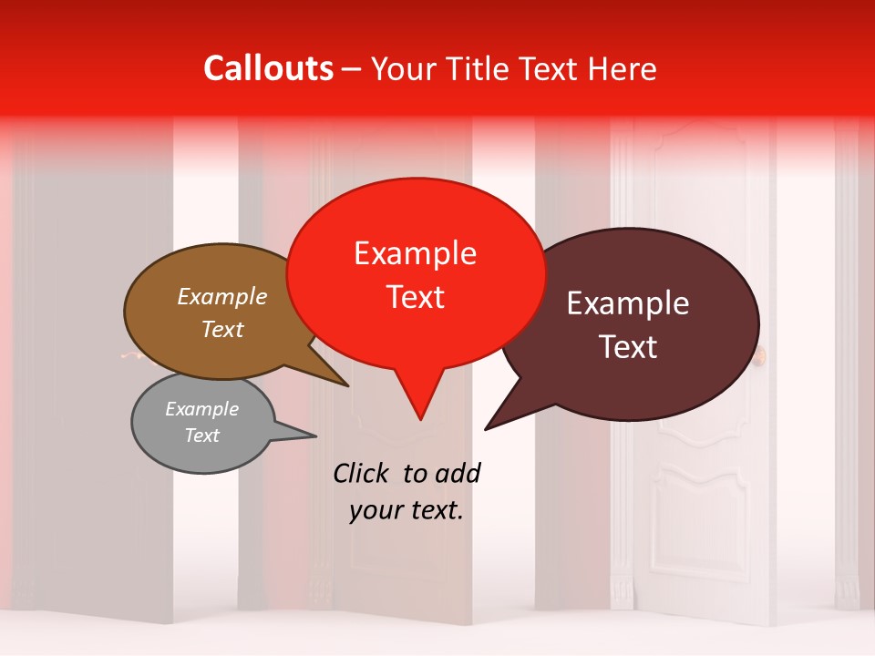 Different House Dark PowerPoint Template