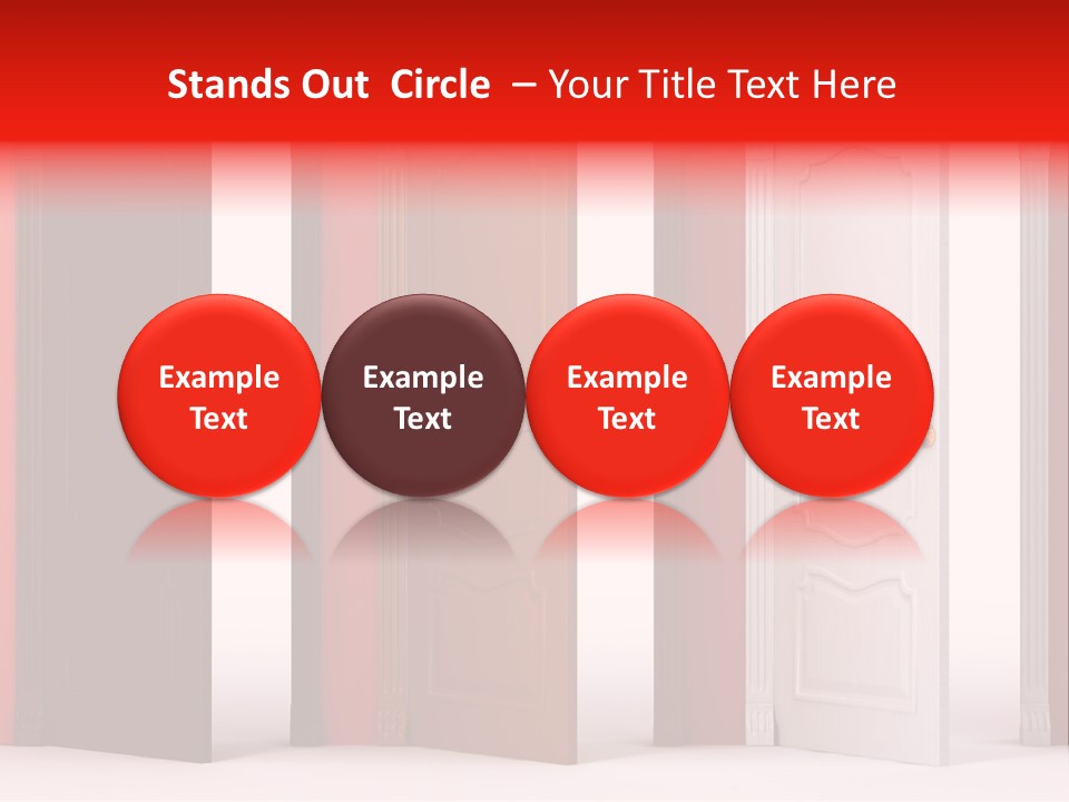 Different House Dark PowerPoint Template