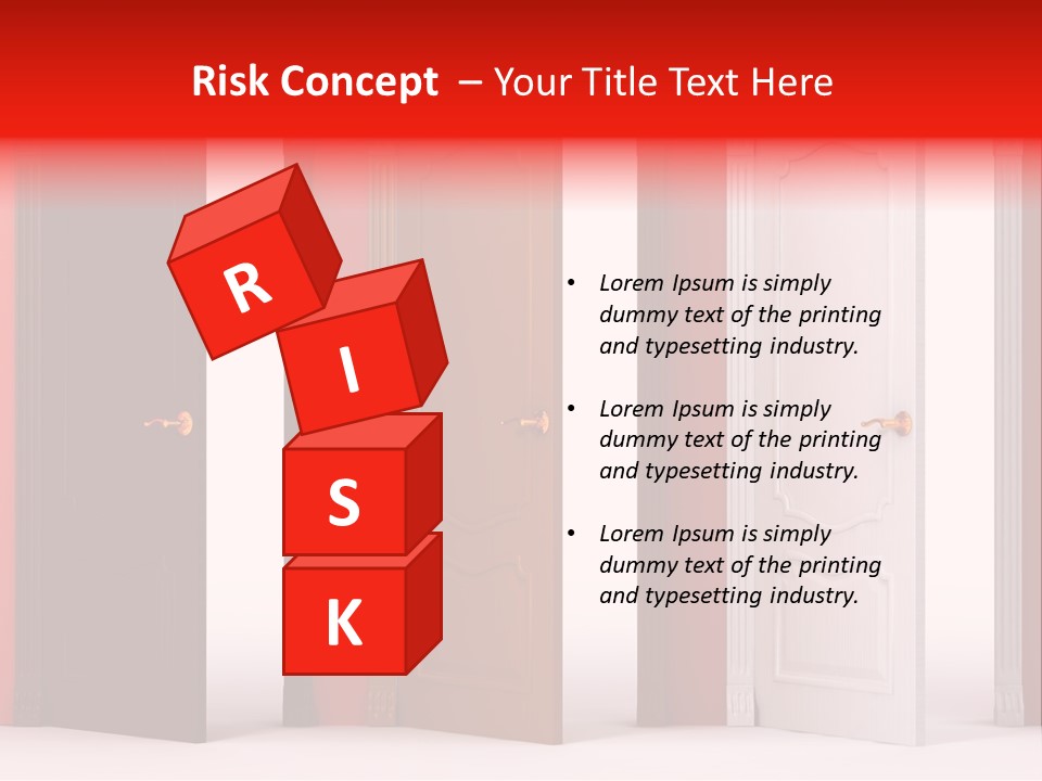 Different House Dark PowerPoint Template