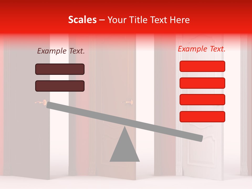 Different House Dark PowerPoint Template
