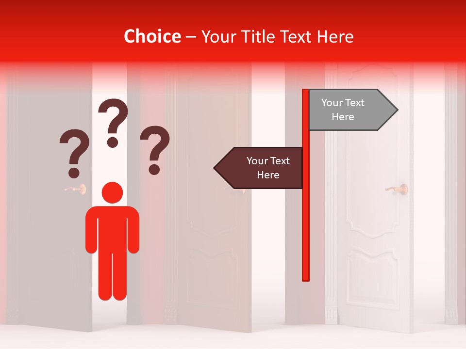 Different House Dark PowerPoint Template