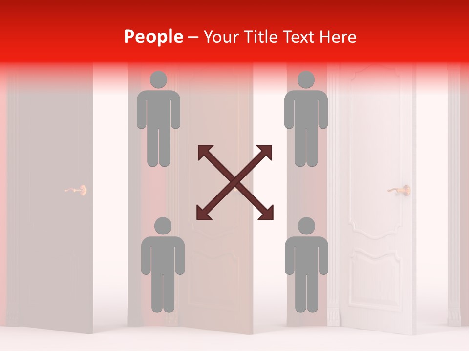 Different House Dark PowerPoint Template