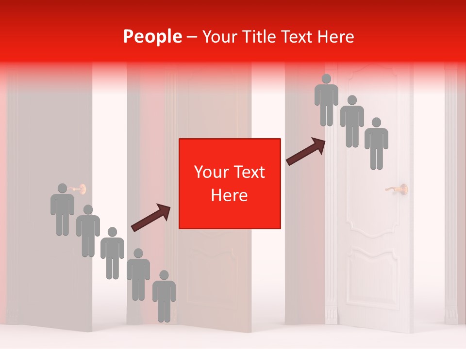 Different House Dark PowerPoint Template