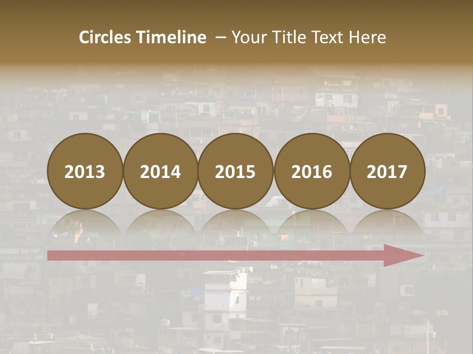 Built Structure Densely Building Exterior PowerPoint Template