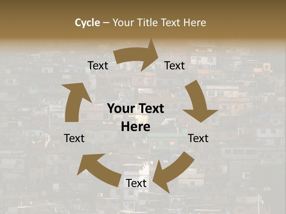 Built Structure Densely Building Exterior PowerPoint Template