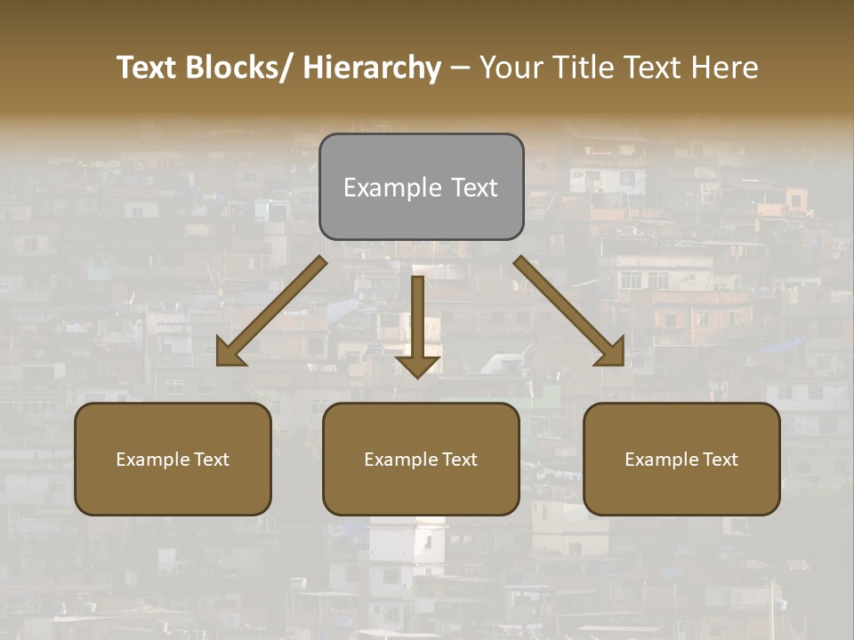 Built Structure Densely Building Exterior PowerPoint Template
