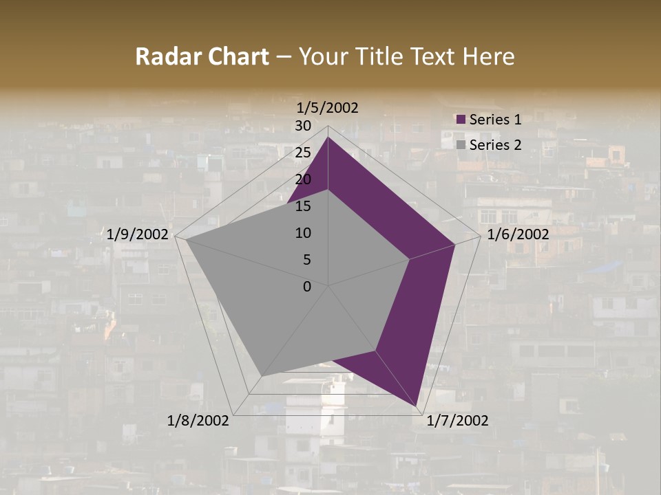 Built Structure Densely Building Exterior PowerPoint Template