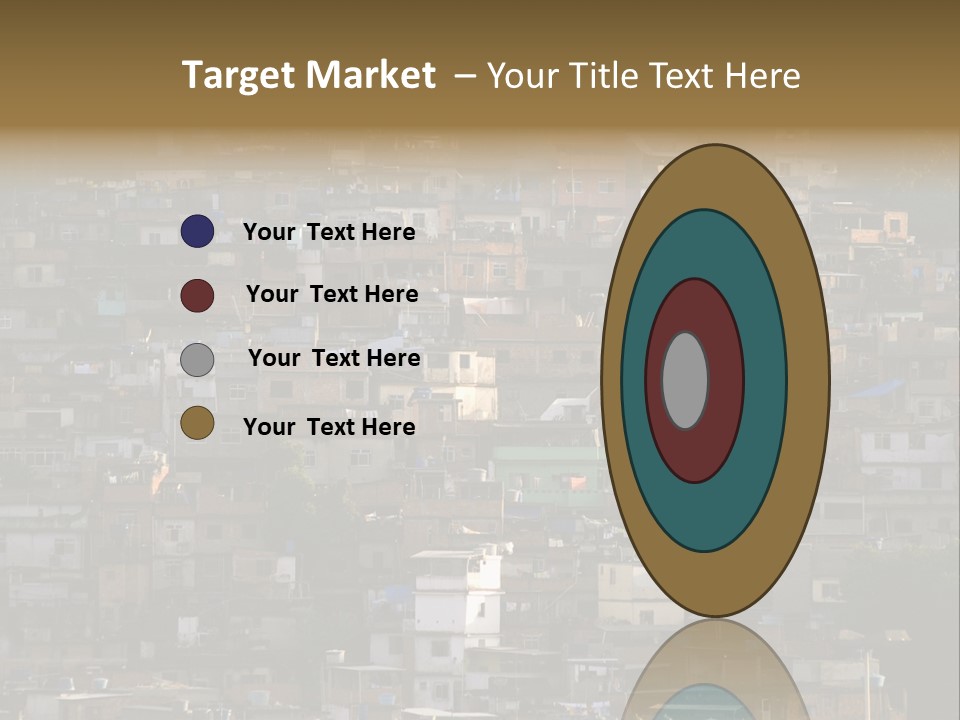 Built Structure Densely Building Exterior PowerPoint Template