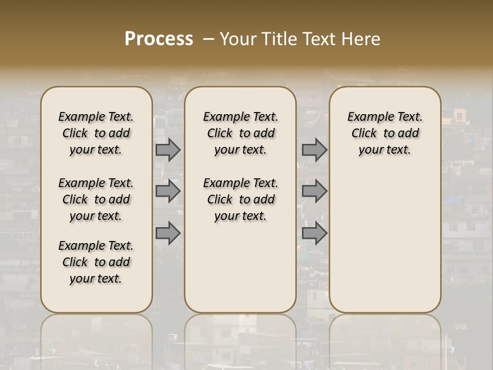 Built Structure Densely Building Exterior PowerPoint Template