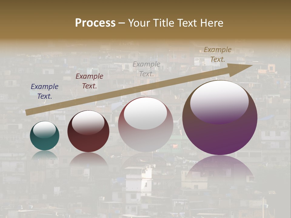 Built Structure Densely Building Exterior PowerPoint Template